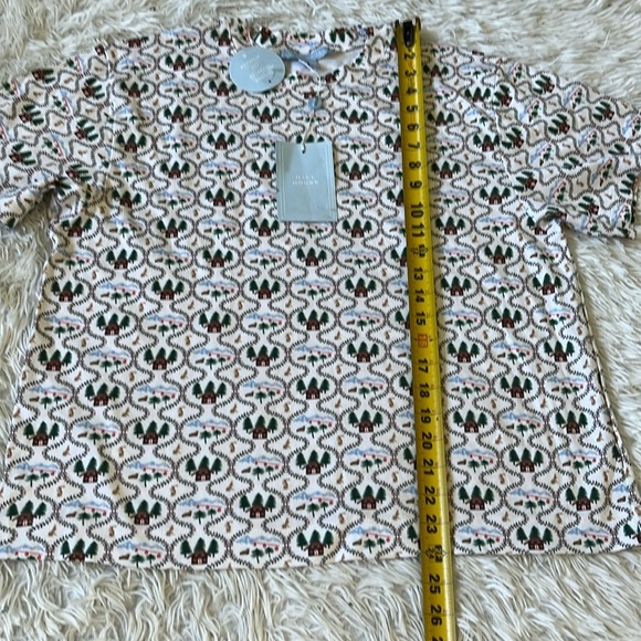 Hill House Charlotte Sleep Tee in Ski Chalet Size Small - Picture 3 of 7
